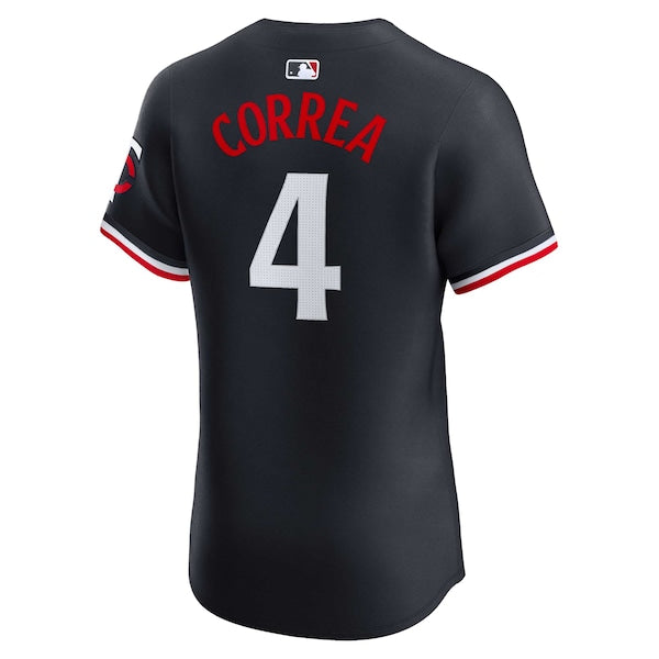 Carlos Correa Minnesota Twins Nike Alternate Elite Player Jersey - Navy - Image 3
