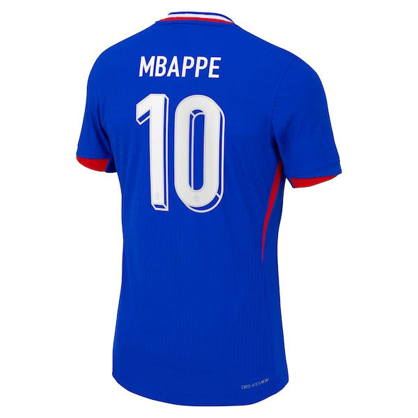 Kylian Mbappe France National Team Nike 2024 Home Authentic Jersey - Blue - Image 3