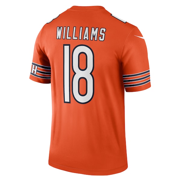 Caleb Williams Chicago Bears Nike Alternate Legend Player Performance Top - Orange/Navy - Image 4