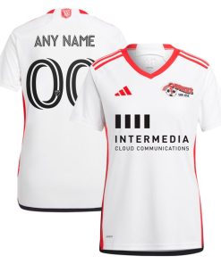San Jose Earthquakes adidas Women's 2024 The 50 Kit Replica Custom Jersey - White