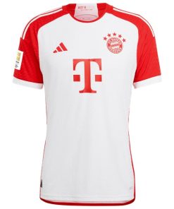 Alternative view of Bayern Munich adidas 2023/24 Home Patch Authentic Jersey - White