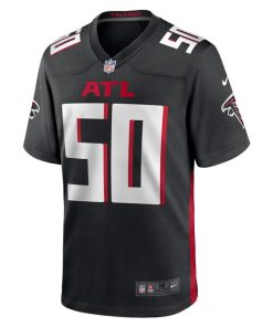 Alternative view of Tae Davis Atlanta Falcons Nike Team Game Jersey -  Black