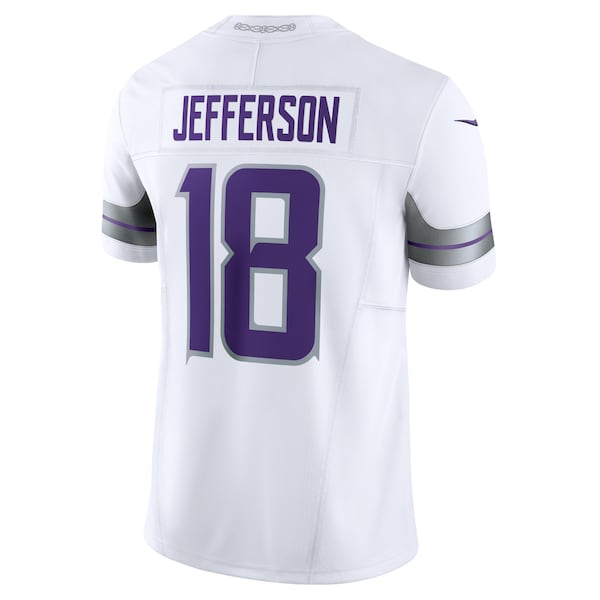 Justin Jefferson Minnesota Vikings Nike Alternate Vapor F.U.S.E. Limited Jersey - White - Image 3