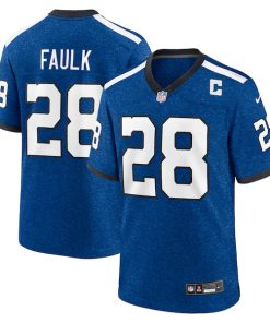 Marshall Faulk Indianapolis Colts Nike Indiana Nights Alternate Game Jersey - Royal