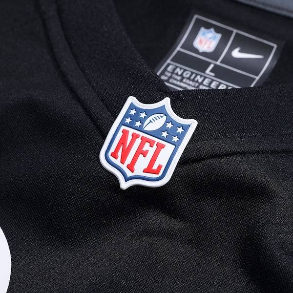 Justin Fields Pittsburgh Steelers Nike Game Player Jersey - Black - Image 4