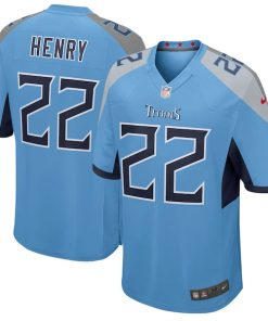 Derrick Henry Tennessee Titans Nike Youth Game Jersey - Light Blue/Navy/White
