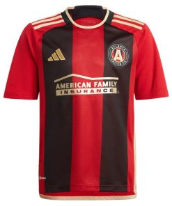 Alternative view of Miles Robinson Atlanta United FC adidas Youth 2024 The 17s' Kit Replica Jersey - Black