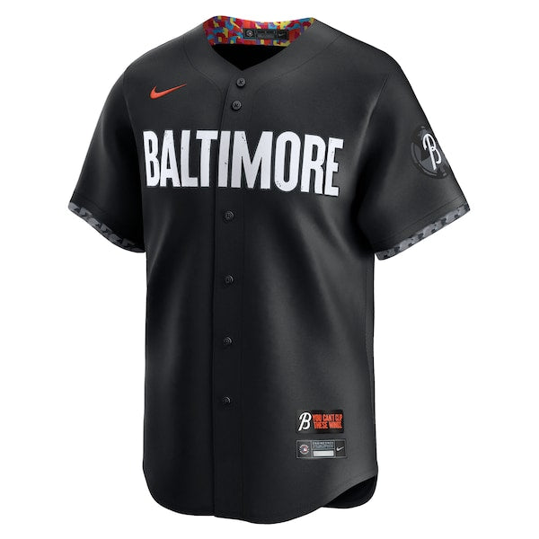 Cal Ripken Jr. Baltimore Orioles Nike City Connect Limited Jersey - Black - Image 2