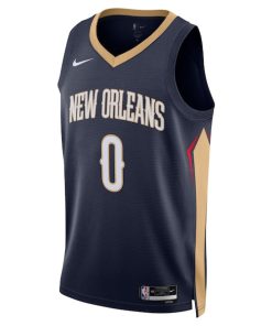 Alternative view of Jeremiah Fears New Orleans Pelicans Nike Unisex Swingman Jersey - Icon Edition - Navy