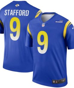 Alternative view of Matthew Stafford Los Angeles Rams Nike Legend Jersey - Royal/White