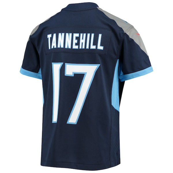 Ryan Tannehill Tennessee Titans Nike Youth Game Jersey - Navy/Light Blue - Image 4