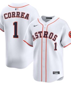 Carlos Correa Houston Astros Nike Home Limited Player Jersey - White/Orange