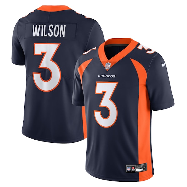 Russell Wilson Denver Broncos Nike Vapor Untouchable Limited Jersey - Navy/Orange/White - Image 2
