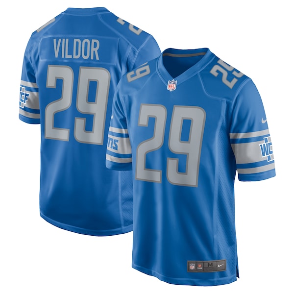 Kindle Vildor Detroit Lions Nike Game Jersey - Blue