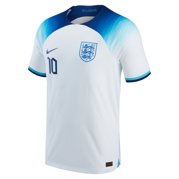 Raheem Sterling England National Team Nike 2022/23 Authentic Home Jersey - White - Image 2