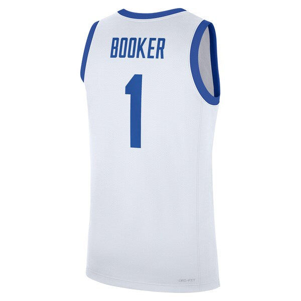 Devin Booker Kentucky Wildcats Nike Performance Replica Basketball Jersey - White - Image 3