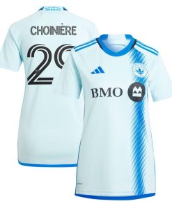 Mathieu Choini¨¨re CF Montreal adidas Women's 2024 La Main Replica Player Jersey?¨C Light Blue