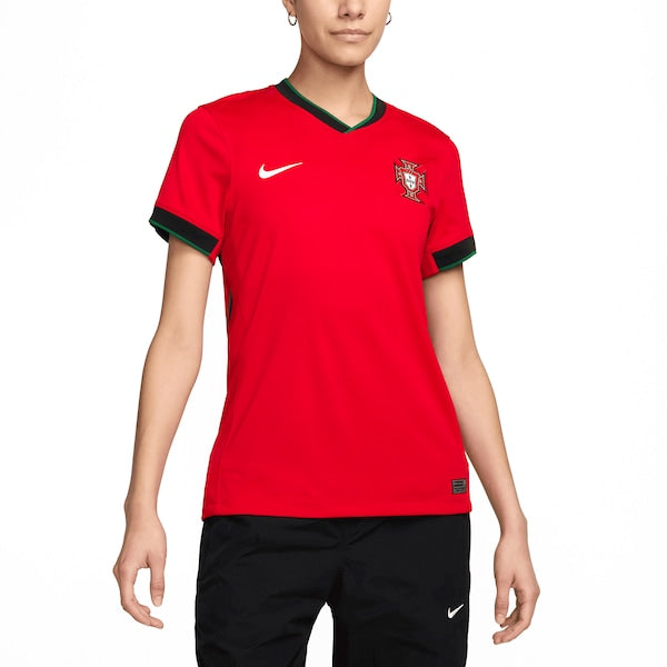 Portugal National Team Nike Women's 2024 Home Replica Blank Jersey - Red - Image 5