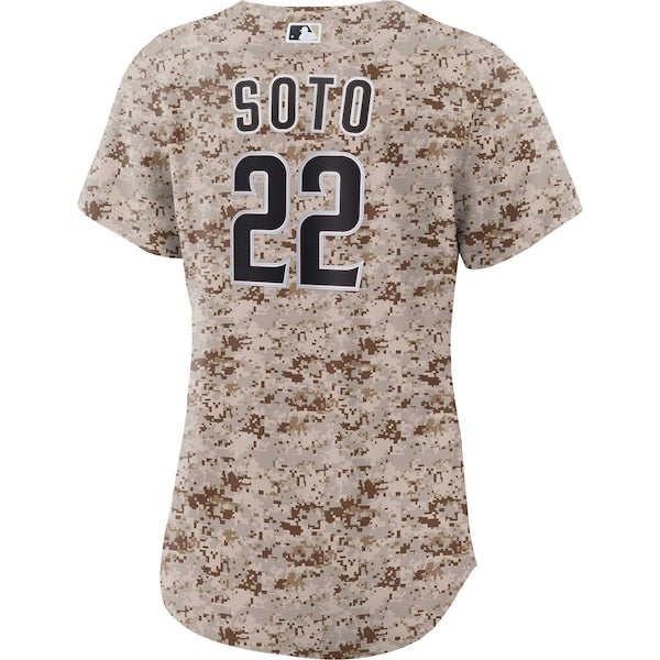 Juan Soto San Diego Padres Nike Women's USMC Alternate Replica Player Jersey - Camo - Image 3