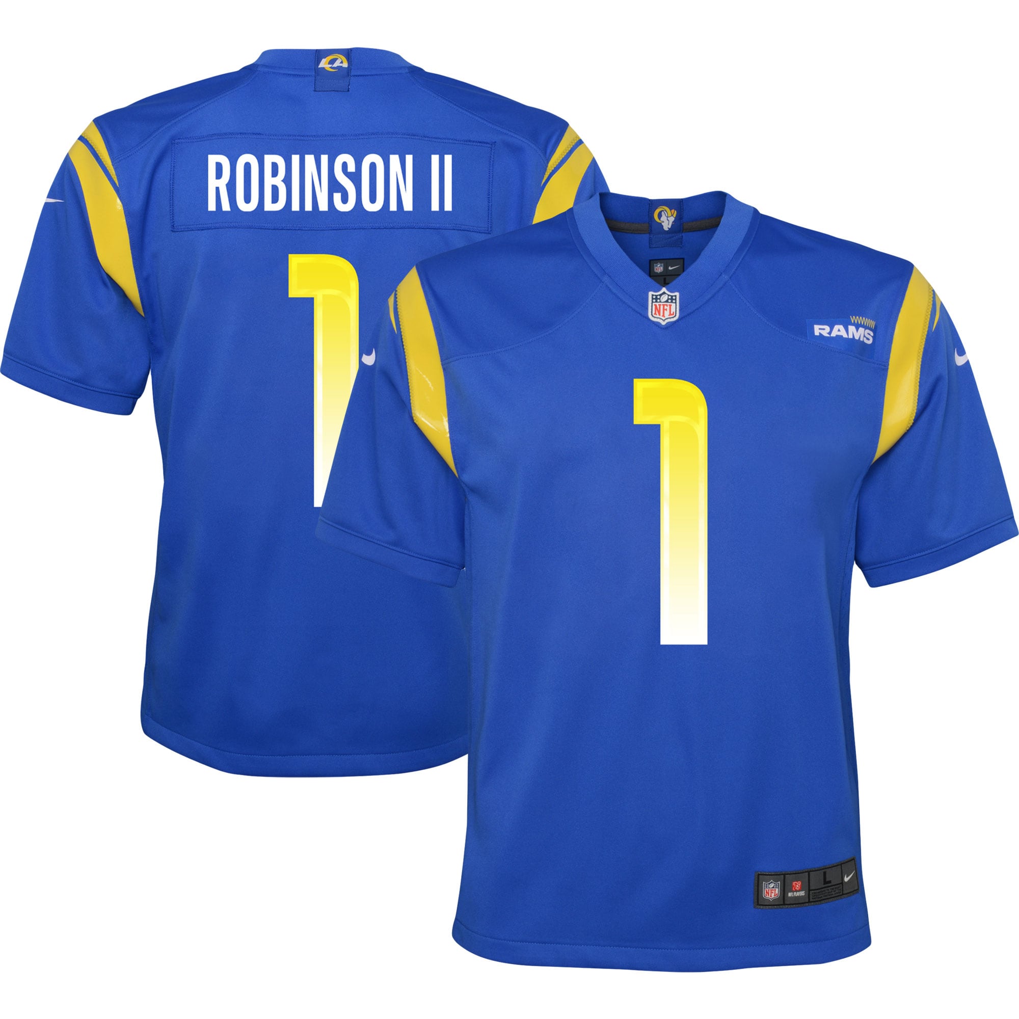 Allen Robinson Los Angeles Rams Nike Youth Game Jersey - White/Royal - Image 5