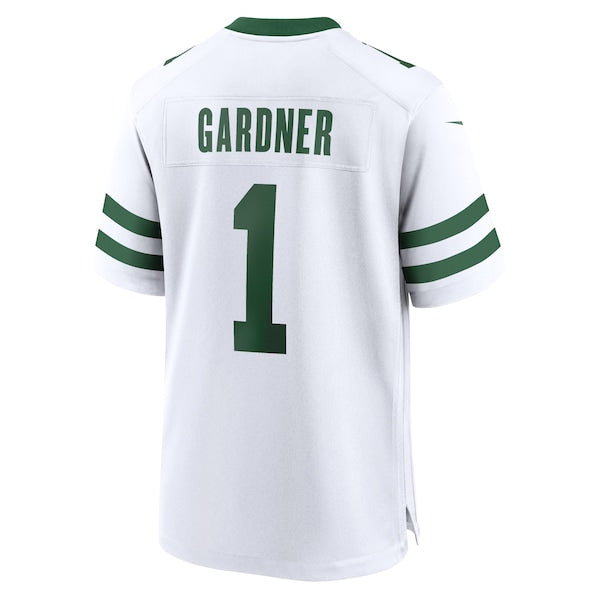 Ahmad Sauce Gardner New York Jets Nike Youth Game Jersey - White - Image 3
