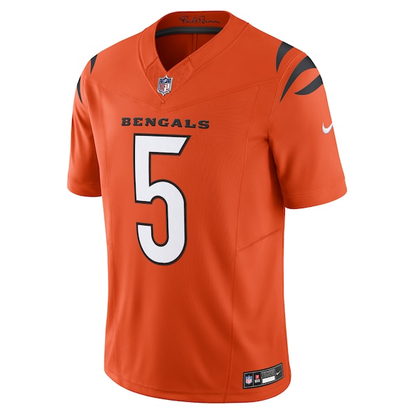 Tee Higgins Cincinnati Bengals Nike Vapor F.U.S.E. Limited Jersey - Orange - Image 2