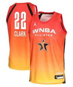 Caitlin Clark Jordan Brand 2025 WNBA All-Star Game Explorer Edition Victory Player Jersey - Orange