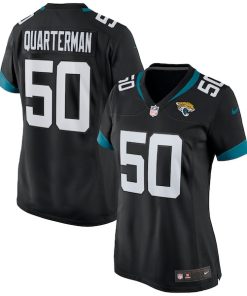 Alternative view of Shaquille Quarterman Jacksonville Jaguars Nike Women's Game Jersey - Black/Teal