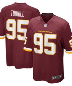 Casey Toohill Washington Football Team Nike Game Jersey - Burgundy