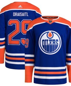 Leon Draisaitl Edmonton Oilers adidas Home Primegreen Authentic Player Jersey - Royal