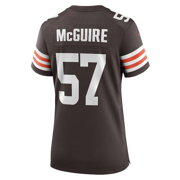 Isaiah McGuire Cleveland Browns Nike Women's Team Game Jersey - Brown - Image 3