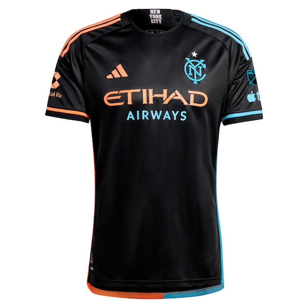 Julian Fernandez New York City FC adidas 2024 24/7 Kit Authentic Player Jersey?ยจC Black - Image 5