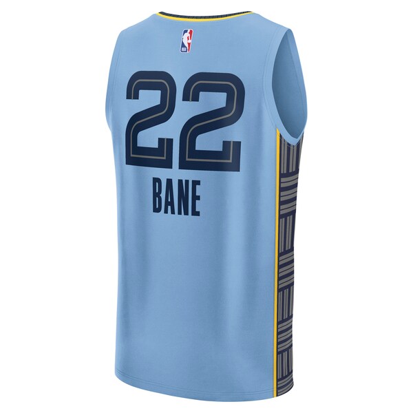 Desmond Bane Memphis Grizzlies Fast Break Replica Player Jersey - Statement Edition - Light Blue - Image 3