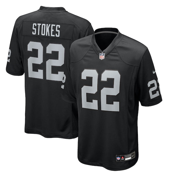 Eric Stokes Las Vegas Raiders Nike Team Game Jersey - Black