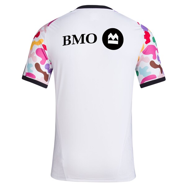 Toronto FC adidas 2024 Pride Pre-Match Top - White - Image 3