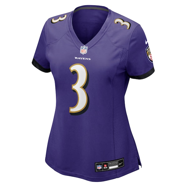 Chidobe Awuzie Baltimore Ravens Nike Women's Team Game Jersey - Purple - Image 2