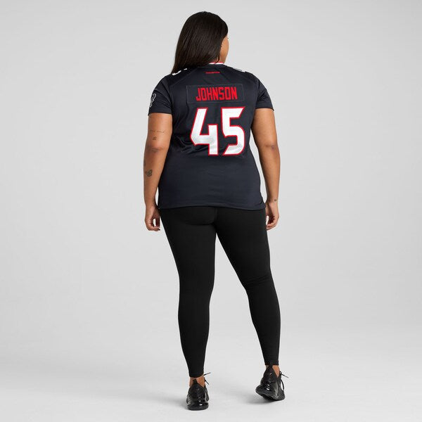 Jakob Johnson Houston Texans Nike Women's Team Game Jersey - Navy - Image 23