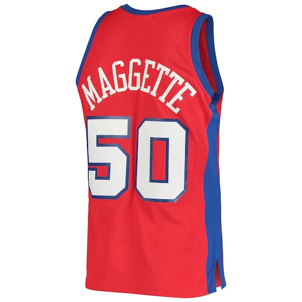 Corey Maggette LA Clippers 2001/02 Hardwood Classics Swingman Jersey - Red - Image 3
