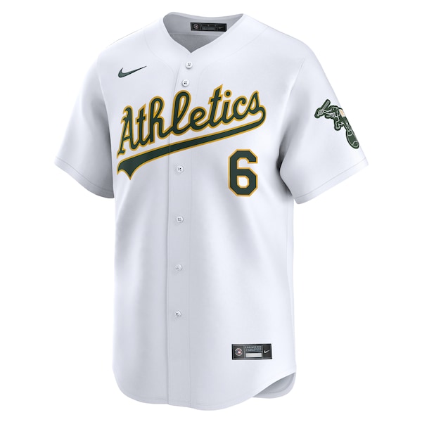 Jordan Diaz Oakland Athletics Nike Home Limited Player Jersey - White - Image 2