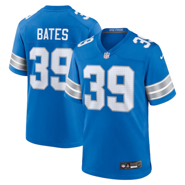 Jake Bates Detroit Lions Nike Team Game Jersey - Blue