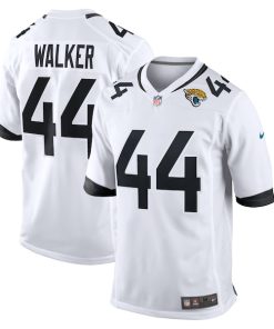 Alternative view of Travon Walker Jacksonville Jaguars Nike Player Game Jersey - White/Black/Teal