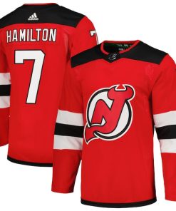 Dougie Hamilton New Jersey Devils adidas Home Primegreen Authentic Player Jersey - Red