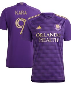 Ercan Kara Orlando City SC adidas 2024 The Wall Kit Replica Player Jersey - Purple