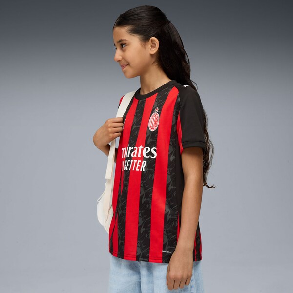 AC Milan Puma Youth 2025/26 Home Replica Jersey - Red - Image 2
