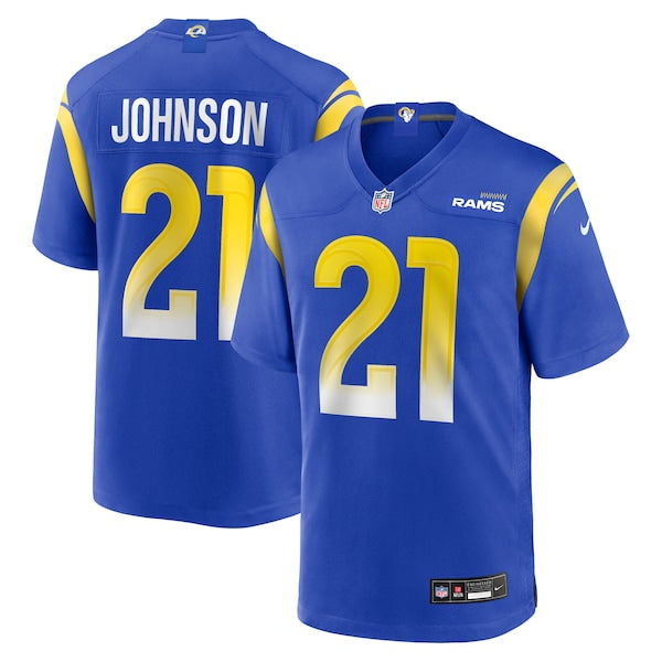 Alex Johnson Los Angeles Rams Nike Team Game Jersey - Royal