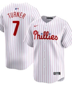 Trea Turner Philadelphia Phillies Nike Home Limited Player Jersey - White