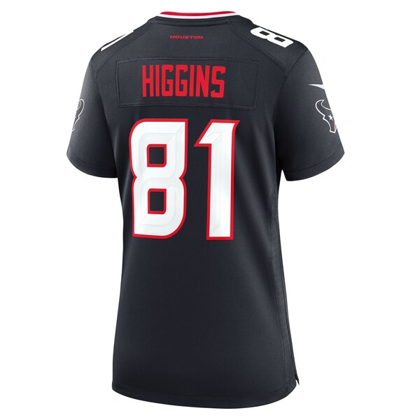 Jayden Higgins Houston Texans Nike Women's Game Jersey - Navy - Image 3