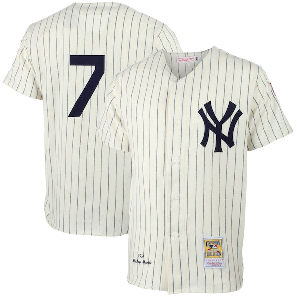 Mickey Mantle New York Yankees 1951 Cooperstown Collection Authentic Jersey - Cream
