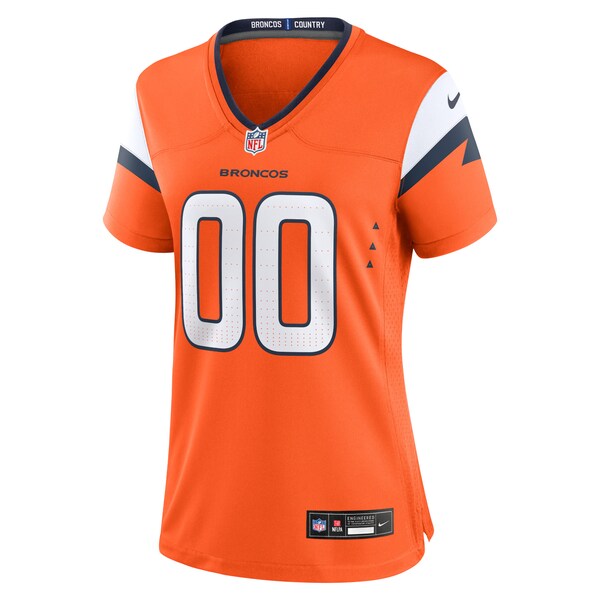 Denver Broncos Nike Women's Custom Game Jersey - Orange - Image 2