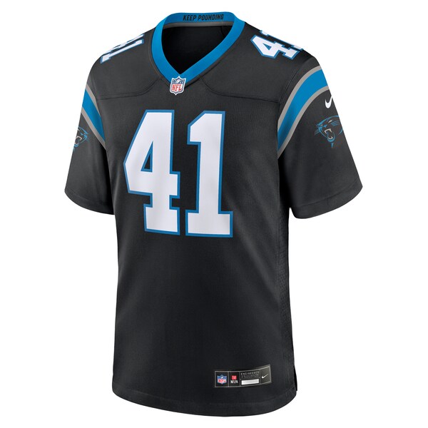 Spencer Brown Carolina Panthers Nike Team Game Jersey - Black - Image 2
